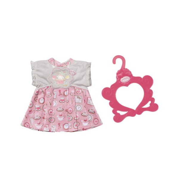 Одежда Baby Annabell Платье серо-розовое