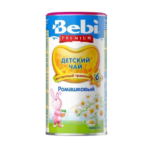 Чай детский Bebi Premium Ромашковый с 6 месяцев - 200 г