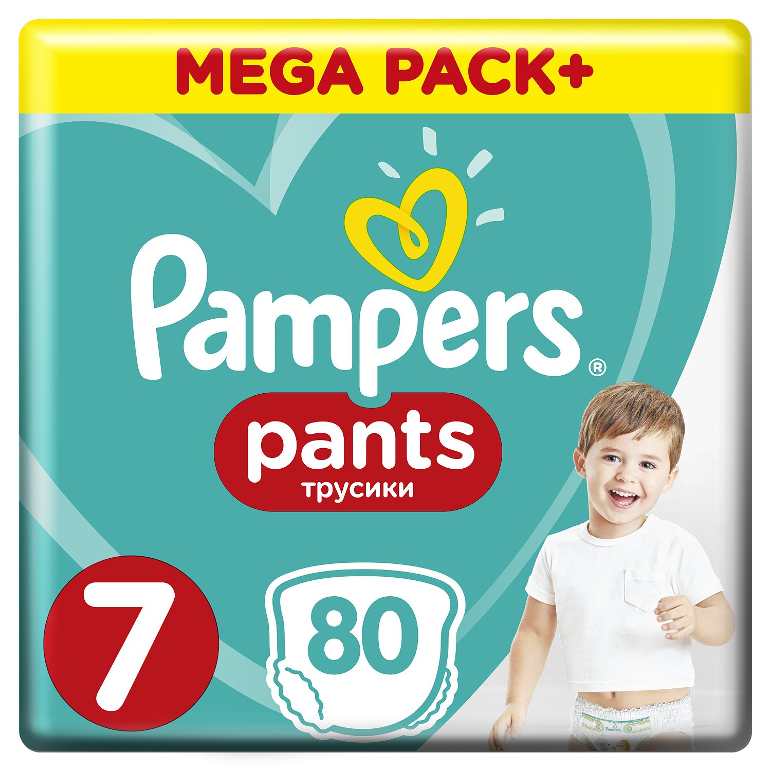 Трусики Pampers Pants 7 (17+ кг) - 80 шт