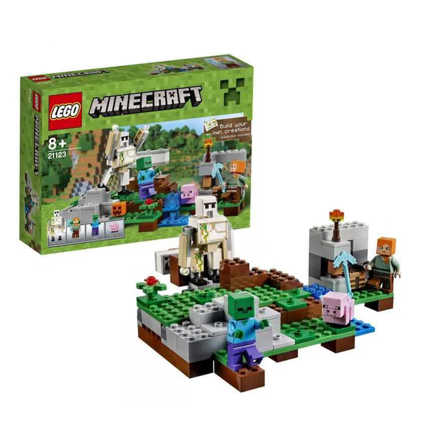 Lego Minecraft 21123 Железный Голем