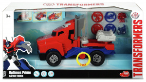 Dickie Toys Машинка-трансформер Боевой трейлер Optimus Prime 203116003