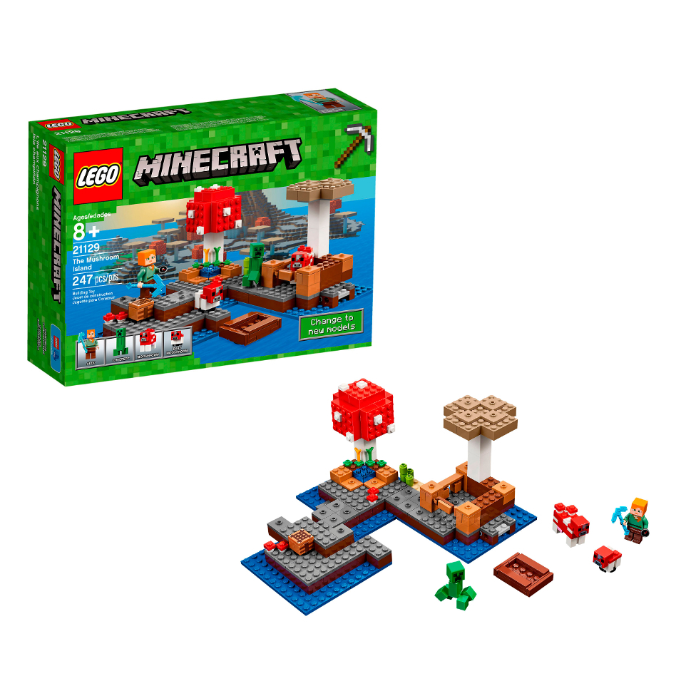 Lego Minecraft 21129 Грибной остров