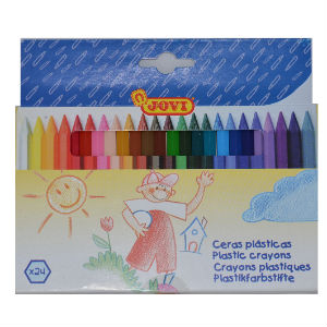 Карандаши цветные пластиковые 24 цвета (в картонной упаковке)