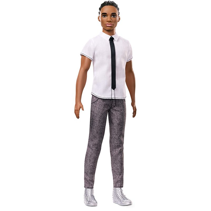 Кукла Кен в модных брючках и галстуке