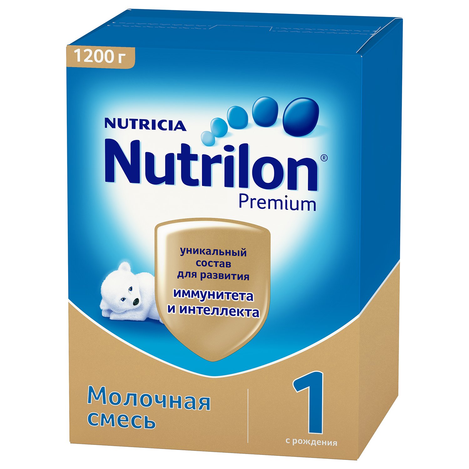Детская молочная смесь Nutrilon 1 Premium с рождения - 1200 г