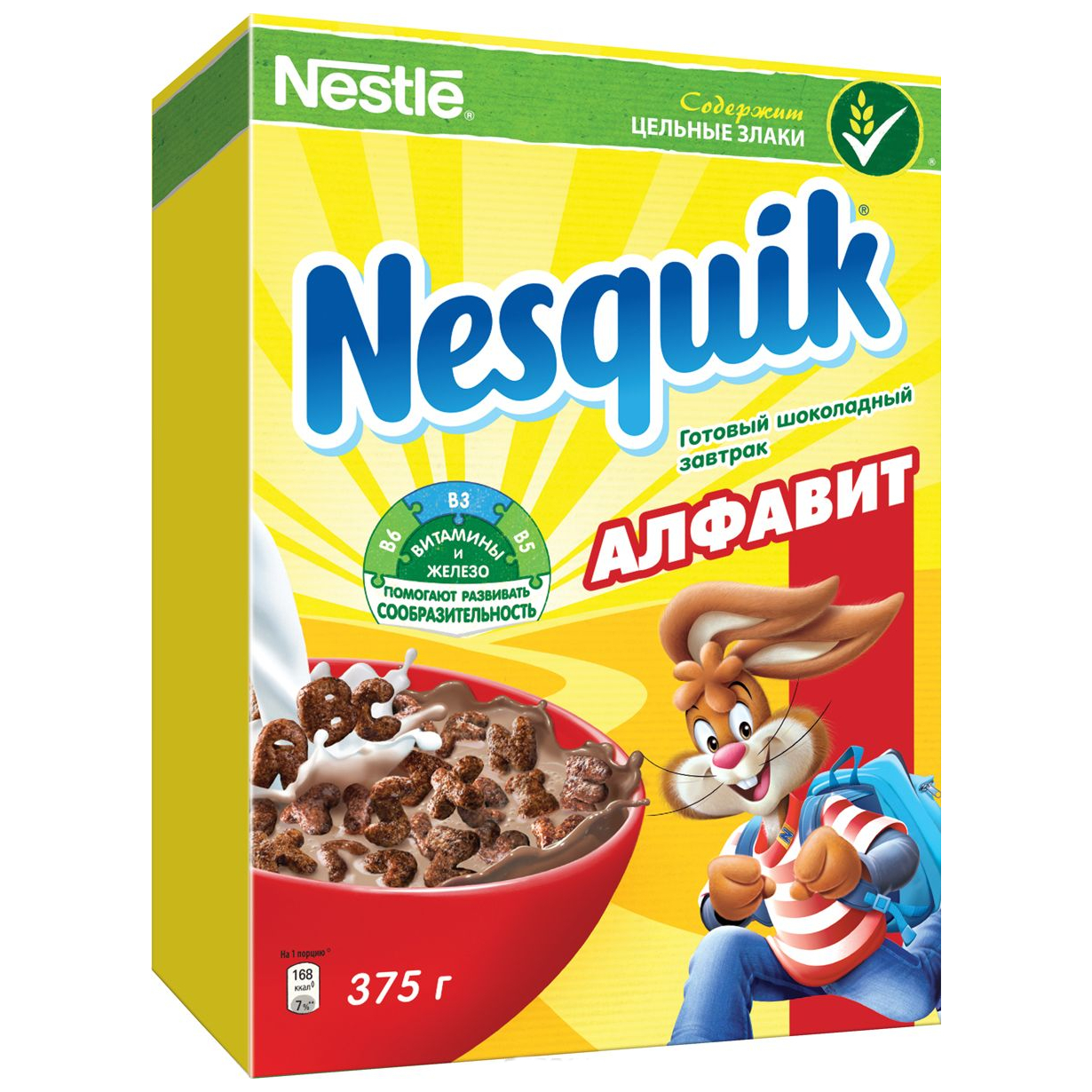 Готовый шоколадный завтрак Nesquik Алфавит - 375 г
