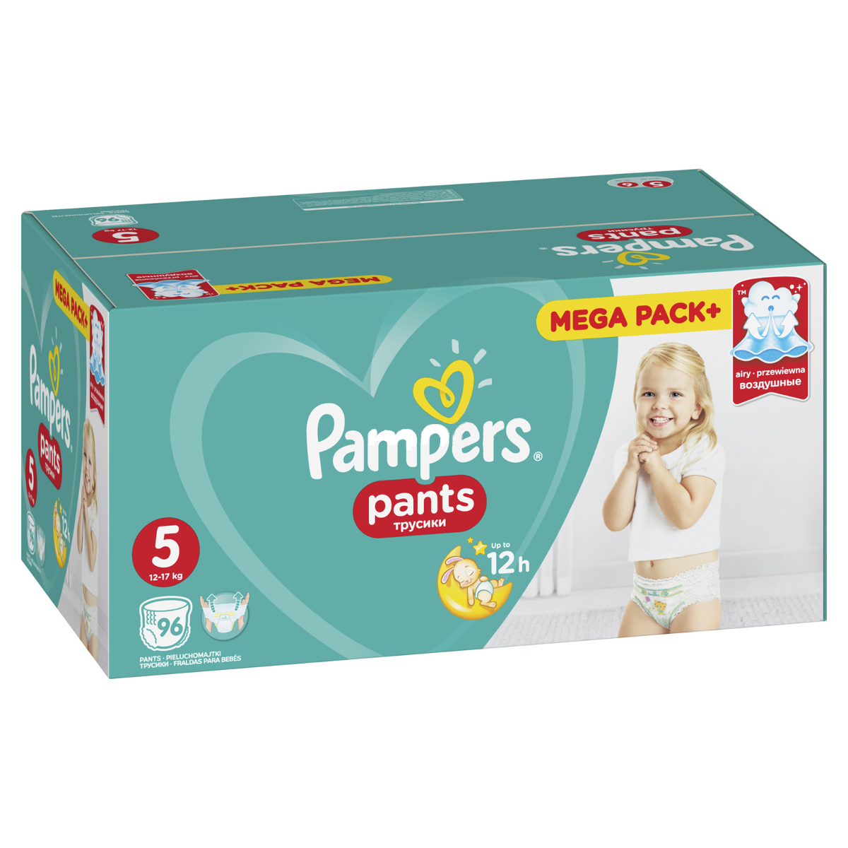 Трусики Pampers Pants 5 (12-17 кг) - 96 шт (изменен)