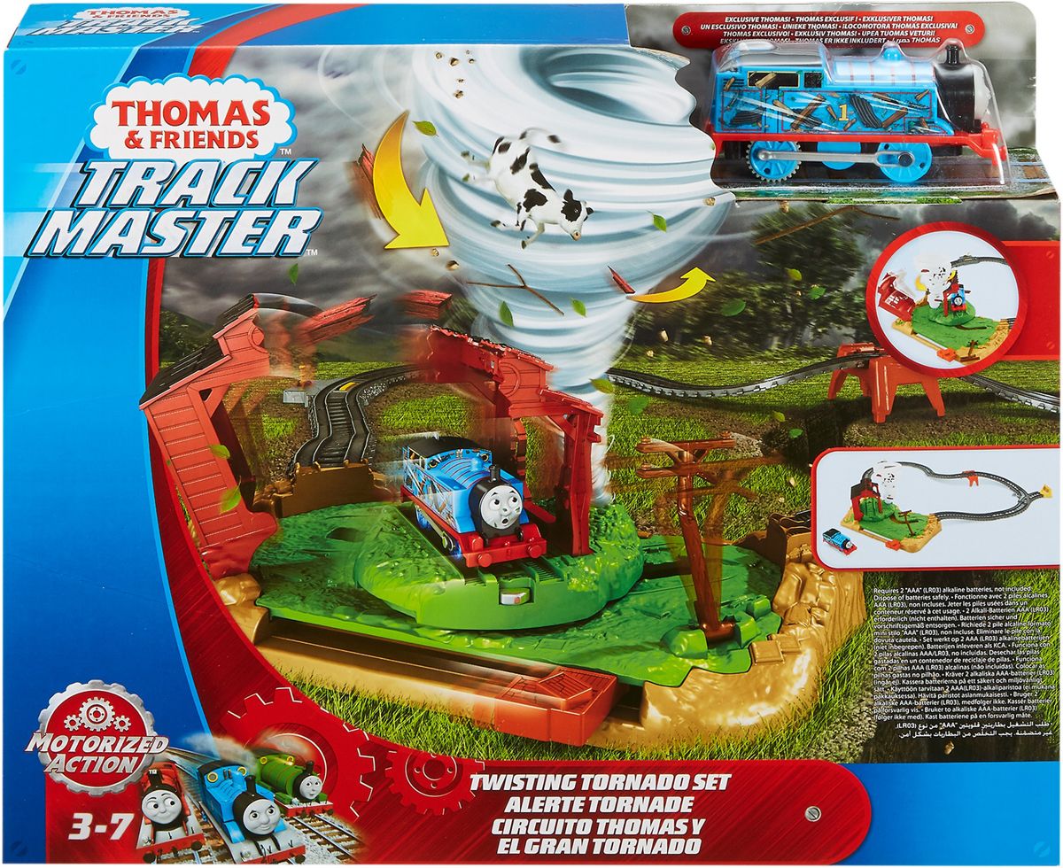 Игровой набор Железная дорога Томас и его друзья делюкс Невообразимый торнадо