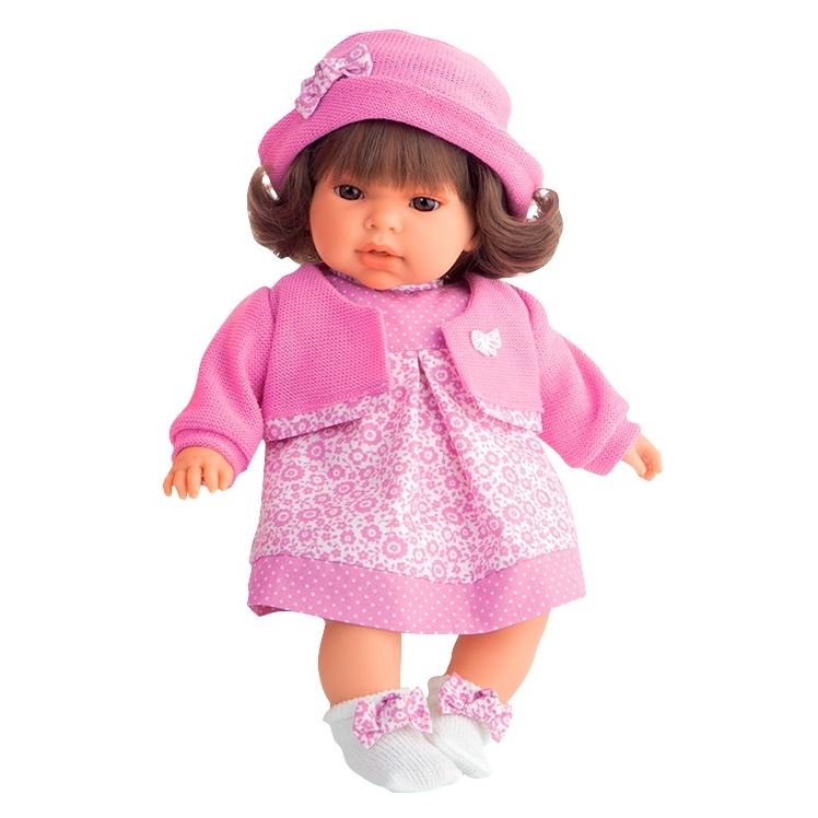 Кукла-малыш Памела в розовом 37 см