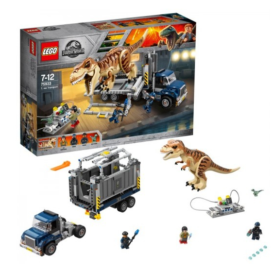 Lego Jurassic World 75933 Транспорт для перевозки Ти-Рекса