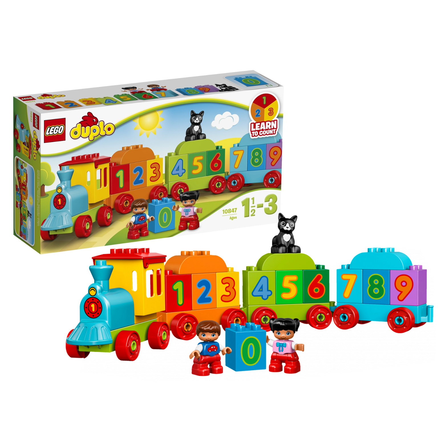 Lego Duplo 10847 Поезд Считай и играй