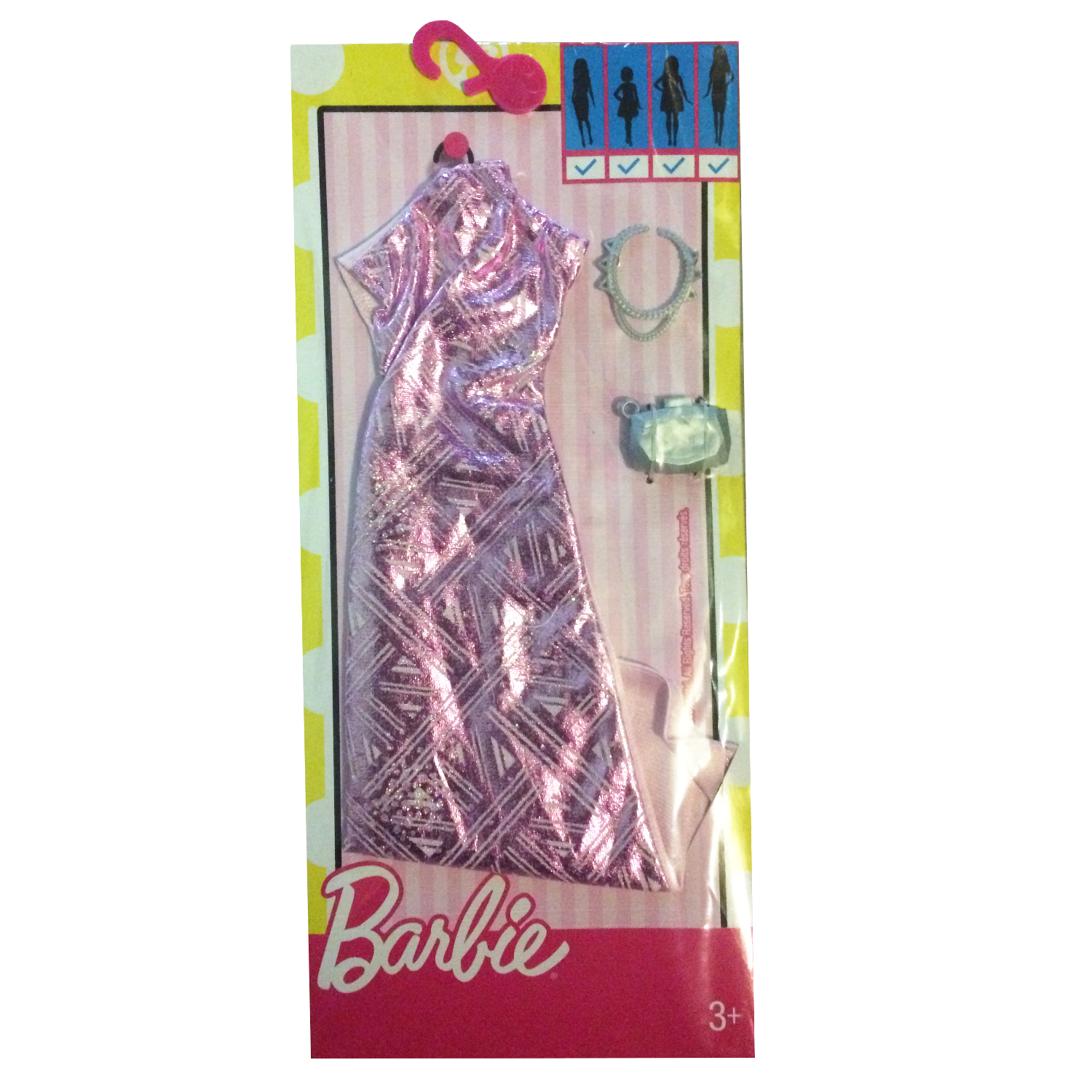 Набор одежды Barbie Платье с ромбами