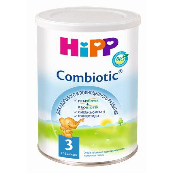 Смесь HiPP 3 Combiotic с 10 месяцев - 350 г