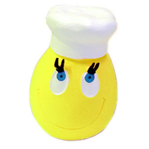 Латексная игрушка Яйцо-шеф-повар