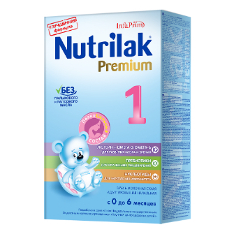 Детская молочная смесь Нутрилак Premium 1 с 0 до 6 месяцев - 350 г