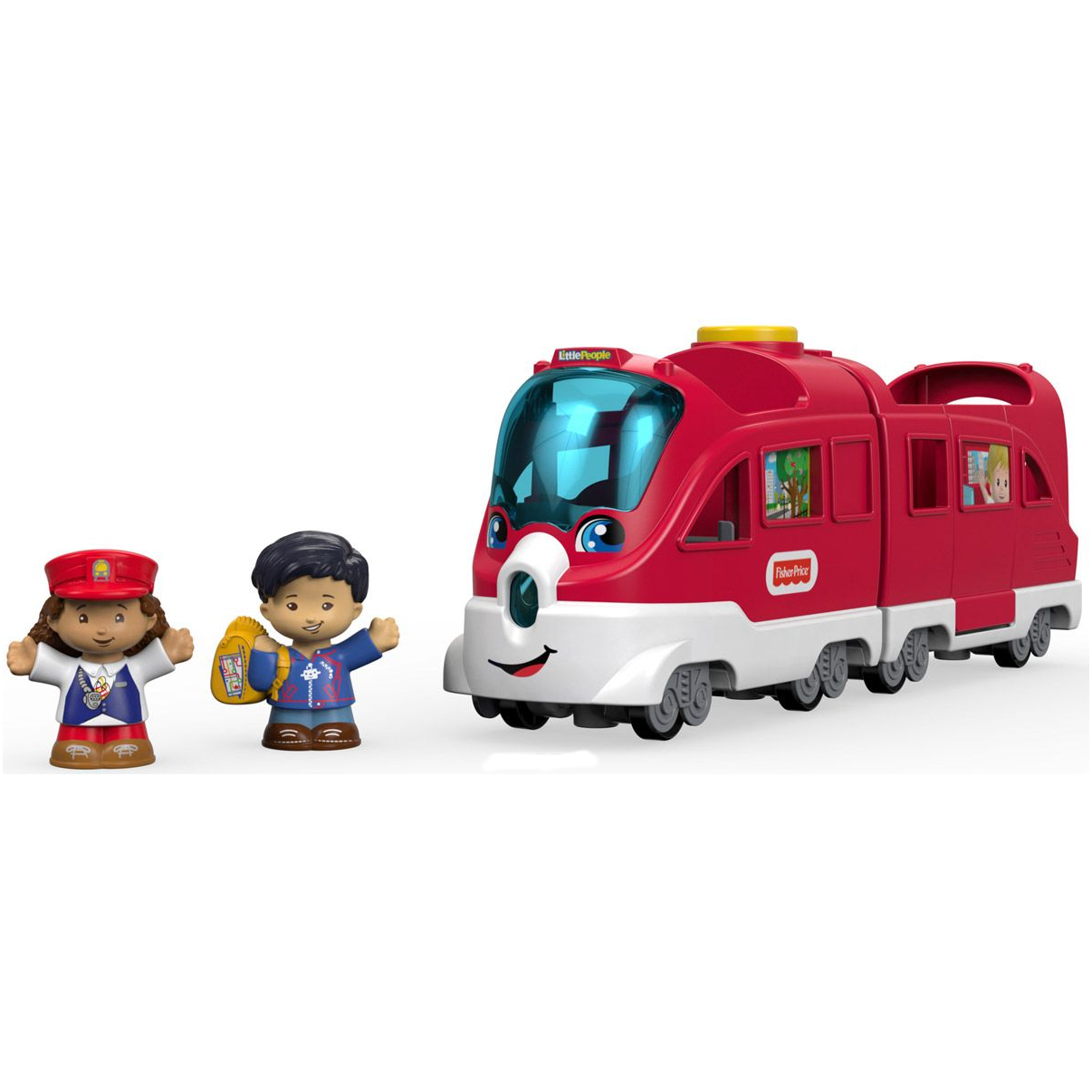 Игровой набор Little People Поезд Вежливые пассажиры