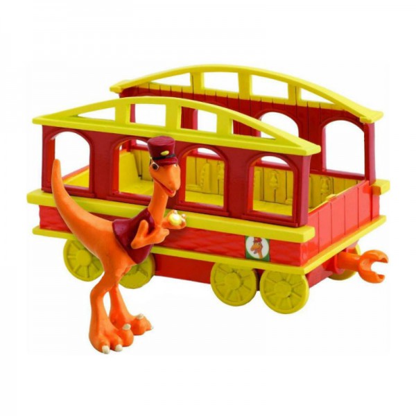 Игровой набор Tomy "Поезд динозавров" Кондуктор с вагончиком Т57085