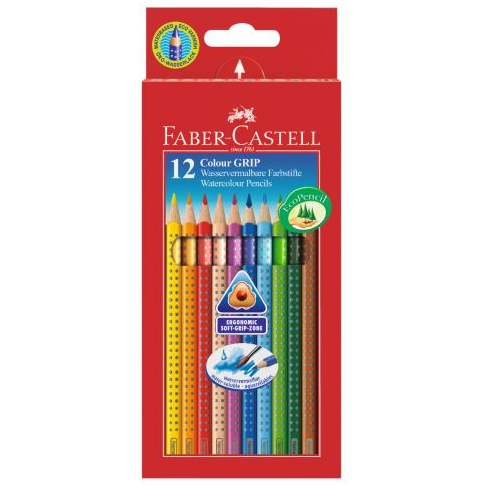 Цветные карандаши GRIP 2001, 12 шт.