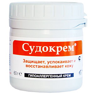 Крем под подгузник гипоаллергенный Судокрем - 60 г