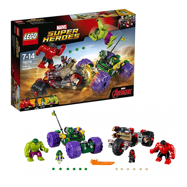 Lego Super Heroes 76078 Халк против Красного Халка