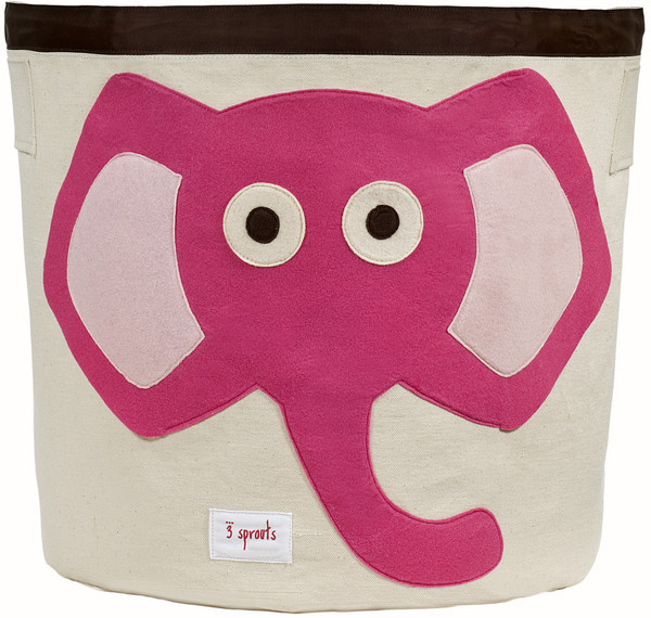 Корзина для хранения игрушек Розовый Слоненок (Pink Elephant)