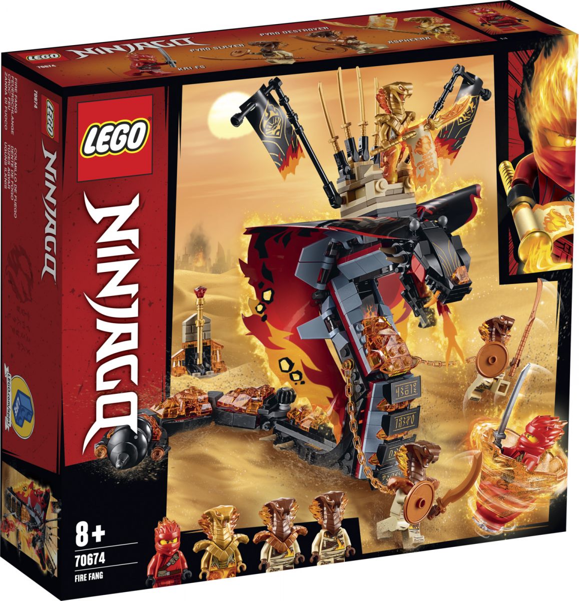 Lego Ninjago 70674 Огненный кинжал