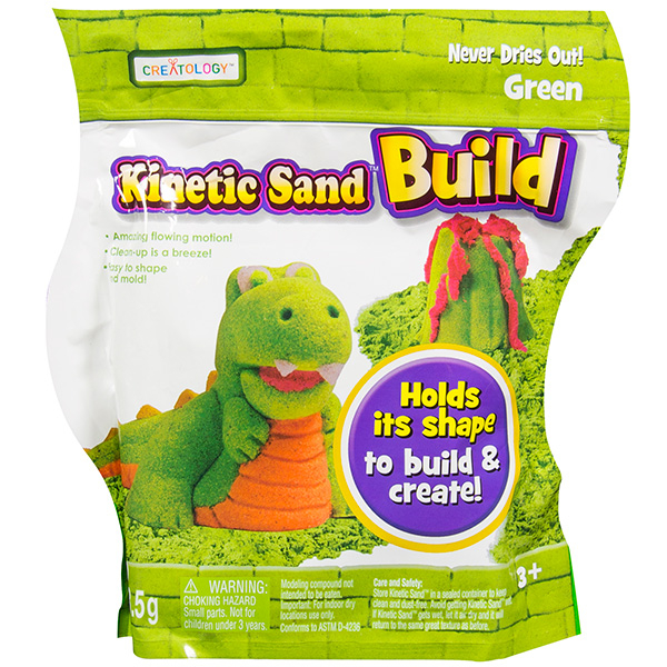 Kinetic sand 71428 Кинетический песок Build - набор из 2 цветов