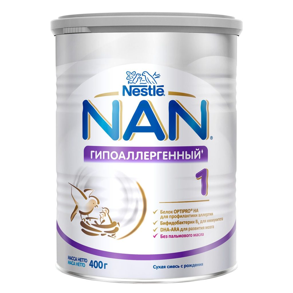 NAN 1 Optipro Гипоаллергенный детская смесь * - 400 г