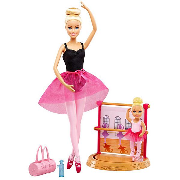 Игровой набор Балерина блондинка с маленькой девочкой