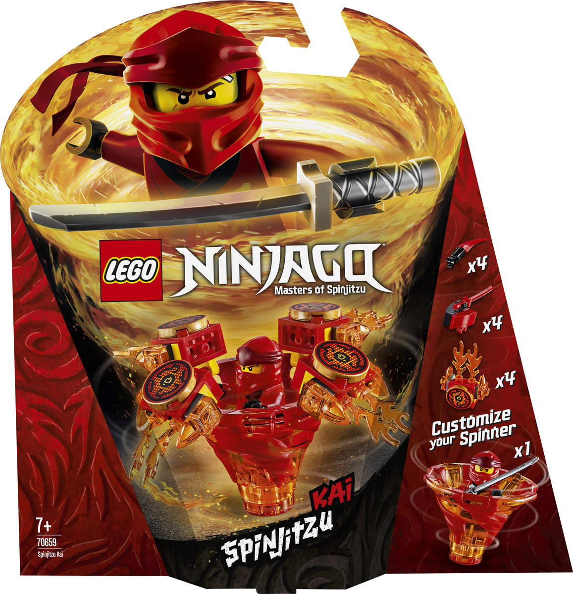 Lego Ninjago 70659 Кай мастер Кружитцу