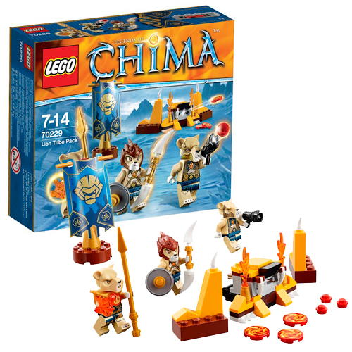 Lego Chima 70229 Лагерь Клана Львов