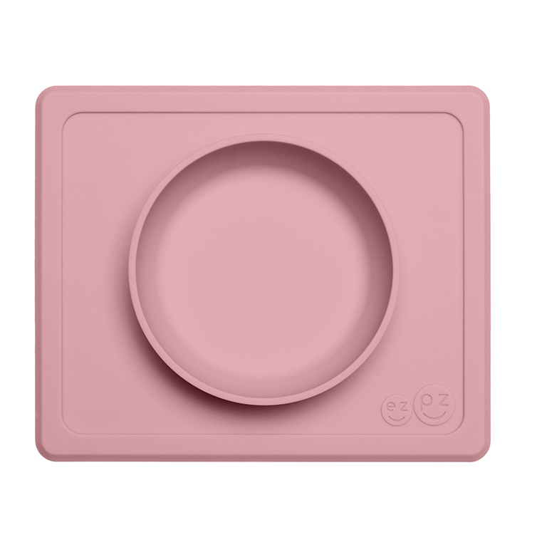 Тарелка с подставкой Mini bowl (нежно-розовая)