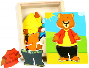 Мир деревянных игрушек Медвежонок Миша Д181б