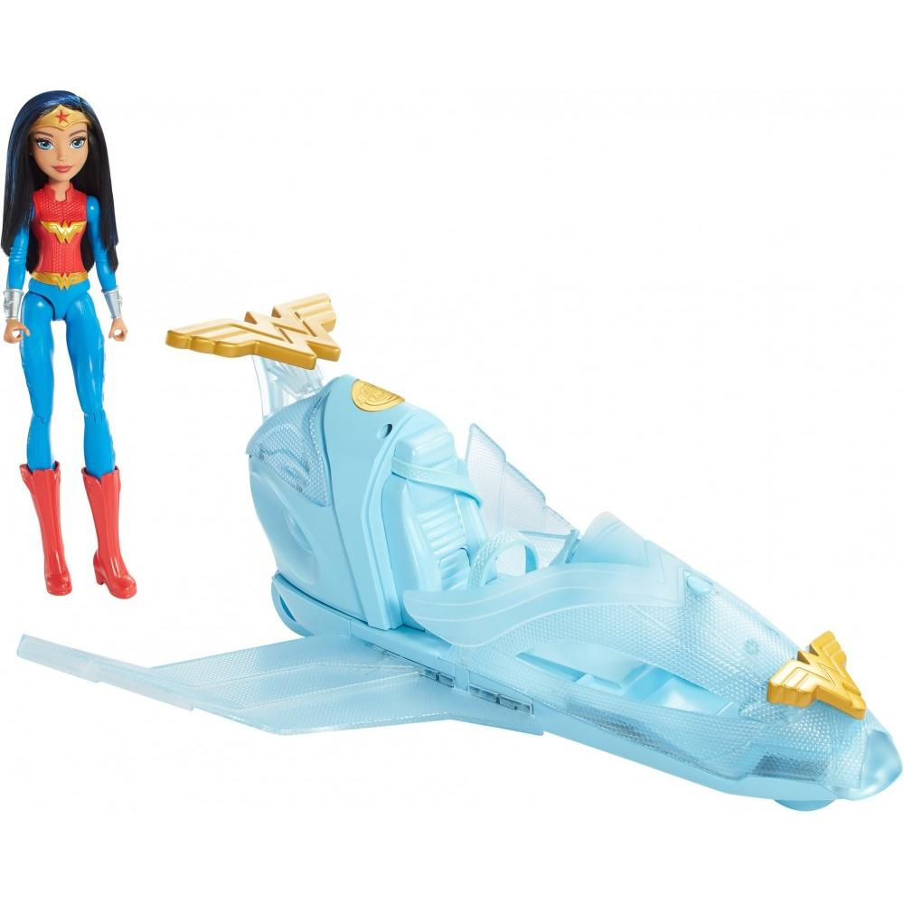 Кукла DC Super Hero Girls Чудо-женщина с транспортным средством