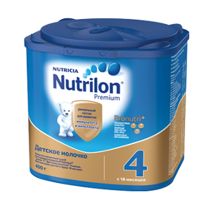 Детское молочко Nutrilon 4 Premium с 18 месяцев - 400 г