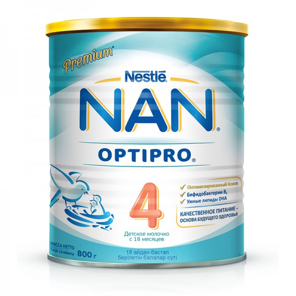 NAN 4 Optipro детское молочко с 18 месяцев - 800 г