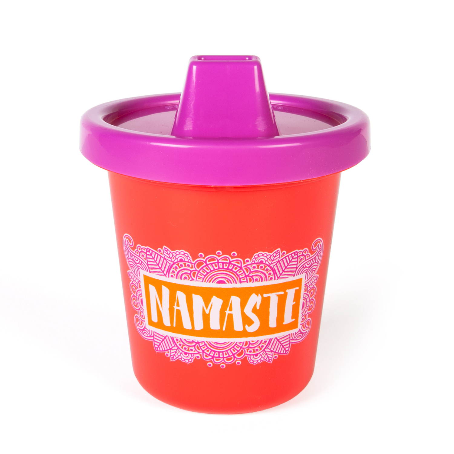 Поильник-непроливайка для детей Namaste Sippy Cup - 225 мл (красный, фиолетовый)