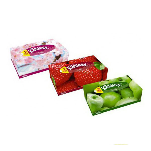 Kleenex Салфетки сухие Фэмили - 150 шт (в коробке)