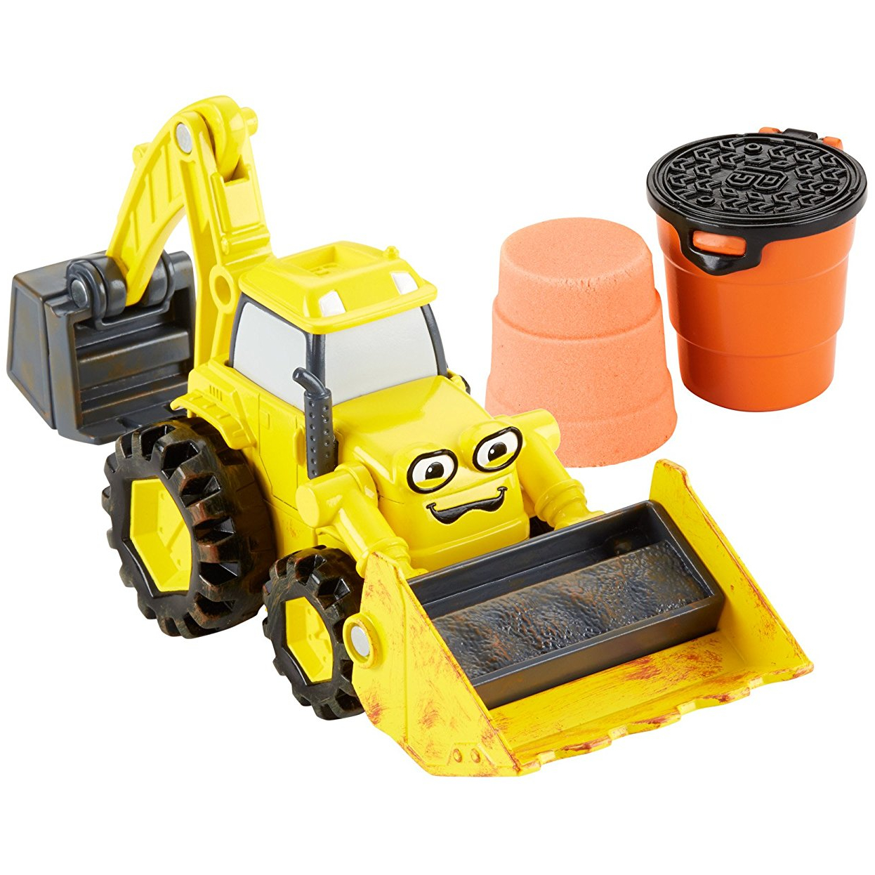 Игровой набор Смешивай и лепи с машинкой цвет желтый Боб-строитель