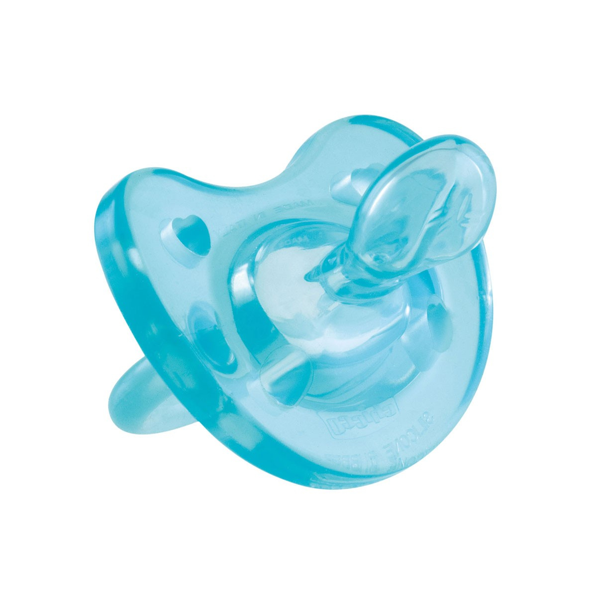 Пустышка силиконовая Physio Soft с 6 до 12 месяцев - 1 шт (голубая)