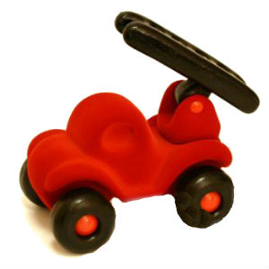 Бархатная игрушка Пожарная машина - 21 см 